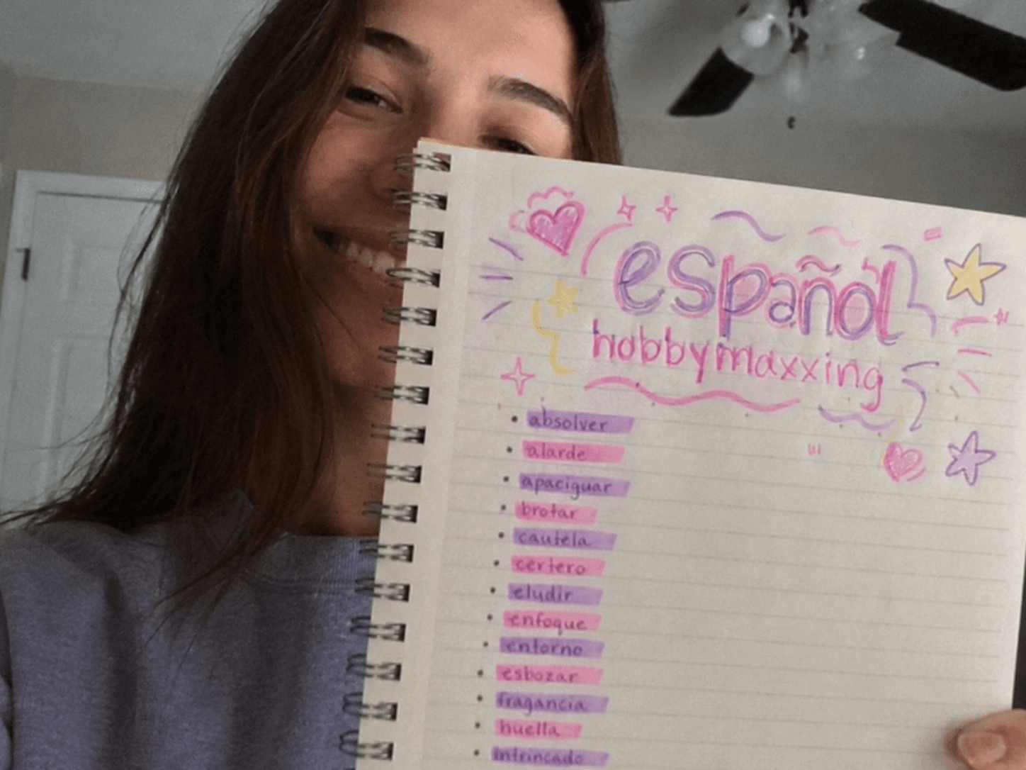 A group of people meeting over Zoom to practice Spanish